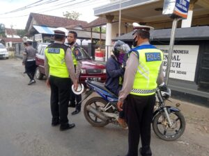 Satlantas Polres Kendal Sikat Habis SPM Knalpot Brong