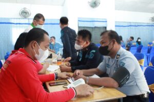 Rutan I Medan Kanwil Kemenkumham Sumut Gelar Vaksinasi Tahap III Bagi Petugas Dan Masyarakat. Karutan : “Ini bukti negara hadir ditengah-tengah kita”