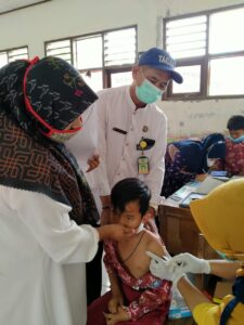 SDN 1 Curugbitung Gelar Vaksinasi Covid-19