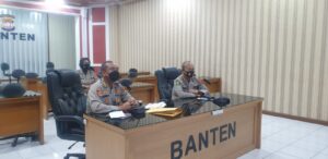 Polda Banten Ikuti Rapat Koordinasi Terkait Isolasi Terpusat Jawa-Bali