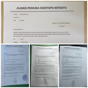 Aliansi Pemuda Sidotopo Bersatu Akan Gelar Aksi