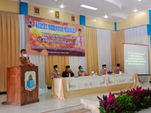 Kepala Sekolah Se-kabupaten Lebak Mengikuti Kursus Orientasi Mabigus Tahun 2022