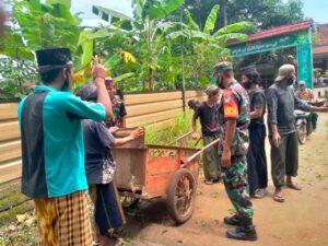 Tingkatkan Paham Ideologi Pancasila, Koramil 0602-20/Pamarayan Sosialisasikan Kampung Pancasila Di Wilayah Binaan