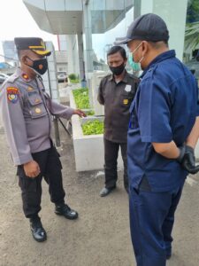 Sambangi Satpam, Ditbinmas Polda Banten Himbau Perketat Prokes Pencegahan Covid-19