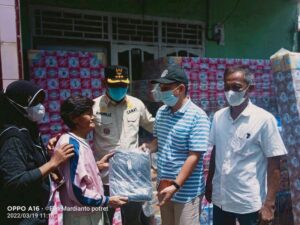 Camat Lawang Kidul Gandeng CSR Bukit Asam Ulurkan Bantuan Buat Korban Banjir