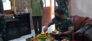 Tak Mau Ketinggalan, Kowad Subkord IX Banten Mengucapkan Selamat Ulang Tahun Untuk Kasrem 064/MY