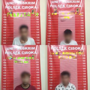 Biadab !! 4 Pelaku Pemerkosaan Anak Diringkus Polsek Cisoka, Hukum Berat Saja Pelakunya