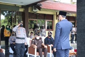 Bupati Kendal Pimpin Apel Gelar Pasukan Operasi Ketupat Candi 2022