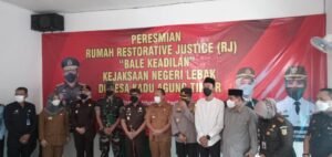Kejati Banten Buka Rumah Restorative Justice