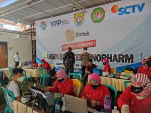 Emtek Grup SCTV, Indosiar Bersama Yayasan Peduli Amal dan Peduli Kasih Menggelar Vaksinasi Gratis