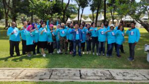 Sambil Jalan Sehat, Relawan ETOR DKI Jakarta Teriakkan Yel -Yel Erick Thohir for President 2024