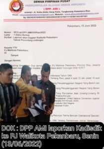 Diduga Cederai Dunia Pendidikan, Kadisdik Resmi Dilaporkan ke PJ Walikota Pekanbaru