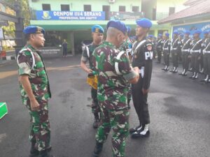 Denpom III/4 Serang Menerima Siswa Dikjurta Pom Abit Dikmanta