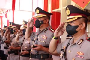 Kapolres Pekalongan Hadiri Pelantikan Bintara Polri Gel. I TA. 2022