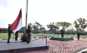 Danrem 071/Wijayakusuma, Menjadi Irup Upacara 17 an, Sampaikan Perintah Kasad