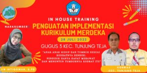 Tingkatkan Kualitas Mutu Pendidikan, Gugus III Kecamatan Tunjung Teja Gelar Implementasi Penguatan Kurikulum “In House Training”