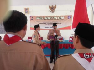 Pengurus Mabiran Kwartir Di Kecamatan Bandung Gelar Pelantikan Pengurus Masa Jabatan Tahun 2022-2025