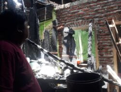 Satu Rumah Warga di Desa Tlahap Ludes Terbakar