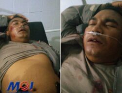 Kapospol Welak AIPDA Walterius Sair Alami Kecelakaan Saat Kawal Kotak Suara Pilkades