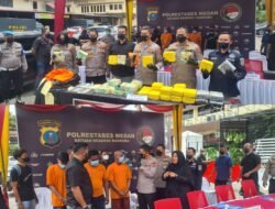 Penyelundupan 42 Kg Sabu Digagalkan, 3 Pengedarnya Ditangkap