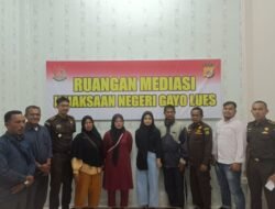 Kejari Gayo Lues Fasilitasi Perdamaian Pekara Perkelahian Sesama Perempuan