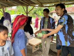 IPK Medan Sunggal Beri Bantuan Sembako Kepada 50 Warga Kurang Mampu