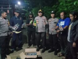 Ops Pekat, Polsek Weleri Sita Puluhan Botol Miras
