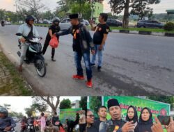 DPP SPKN Bagikan 400 Paket Takjil Griatis Kepada Warga Masyarakat Penggunan Jalan Raya