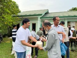 Tokoh Masyarakat Sumut HM Syaf Lubis SE Berbagi 1000 Paket Lebaran