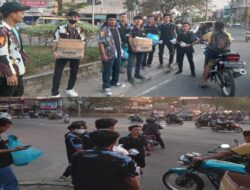 Berbagi Berkah Di Bulan Ramadhan, Sapma IPK ITBI Millenial Medan Bagikan Takjil Kepada Masyarakat