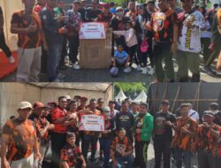 MPC Pemuda Pancasila Kota Pekanbaru Tumpah Ruah bersama Ribuan Warga Pekanbaru Di Fun Walk Bhayangkara 2023
