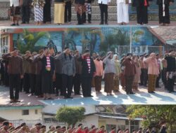 Lapas I Madiun Laksanakan Upacara Harlah Pancasila