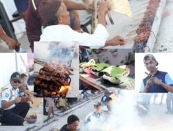 Guyup Rukun Nyate Bareng Lapas I Madiun Sediakan Lapak Sate Sejauh 48 Meter