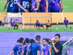 Mengisi HUT Bhayangkara Lapas I Madiun Gelar Friendly Match Dengan Polresta Madiun
