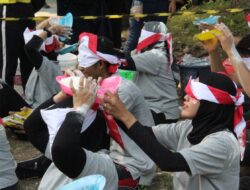 Semarak HUT Kemenkumham dan HUT RI, Lapas Kelas IIA Tangerwng Gelar Perlombaan Bagi Pegawai