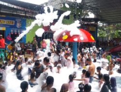 Pengunjung Pemandian Air Panas Lintang Waterpark, Berkesempatan Rebut Hadiah Umroh