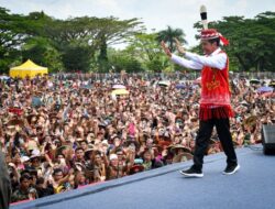 Hadiri Festival Dangai Ehau, Presiden Jokowi Ajak Masyarakat Lestarikan Budaya Daerah