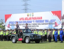 Apel Gelar Pasukan Event F1 Powerboat, Polda Sumut Siapkan 1.170 Personil