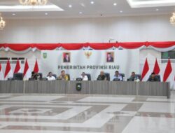 Jelang Pemilu 7 Hari lagi Pemerintah Provinsi Riau Menggelar Rapat Kordinasi Persiapan distribusi Pemilu Tahun 2024
