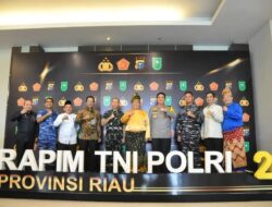 Brigjen TNI Dany Rakca Hadiri Rapim TNI POLRI Provinsi Riau