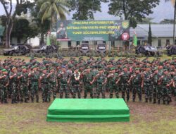 Resmi, Pangdam III Siliwangi Sambut Maung 300 Siliwangi Kembali dari Tugas Operasi Papua