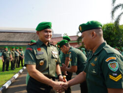 Pimpin Upacara Kenaikan Pangkat Personel Korem 064/MY, Ini Pesan Brigjen TNI Fierman