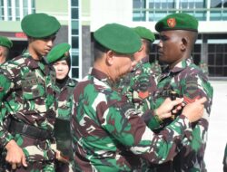Brigjen TNI Dany Racka Memimpin Secara langsung Upacara Kenaikan Pangkat Pamen dan Pama Korem 031/WB