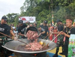 Misi Kuali Merah Putih Bobon Santoso Menembus Daerah Rawan di Kabupaten Maybrat, Bersama Satgas Yonif 623/BWU