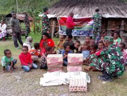 Koramil 1714-01/Mulia Gelar Baksos Di Kampung Mulia gambut