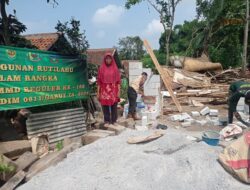 TMMD ke 120, Kodim 0611/Garut Bangun Rumah Warga Tidak Layak Huni