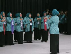 TP PKK Provinsi Banten Bawakan Lagu Bendrong Lesung di Lomba Paduan Suara HKG Ke-52