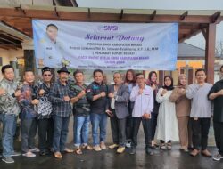 Pj Bupati Bekasi Ikhwan Syahtaria Membuka Rapat Kerja SMSI Kabupaten Bekasi di Wisma TNI AL Ciloto