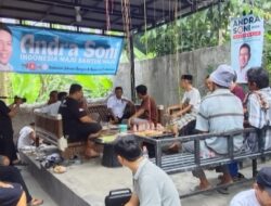 Warga Citeras Rela Tak Tidur Sambut Kunjungan Andra Soni