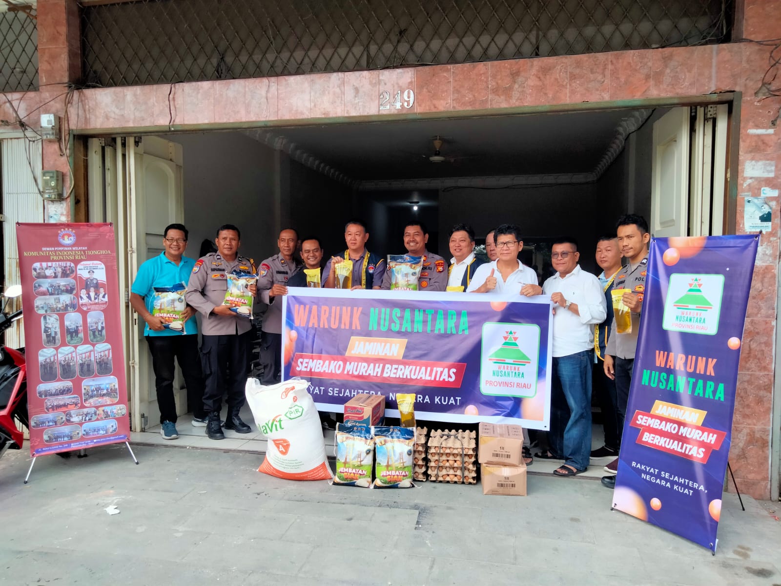 Launching Perdana Warunk Nusantara Riau Bantu UMKM